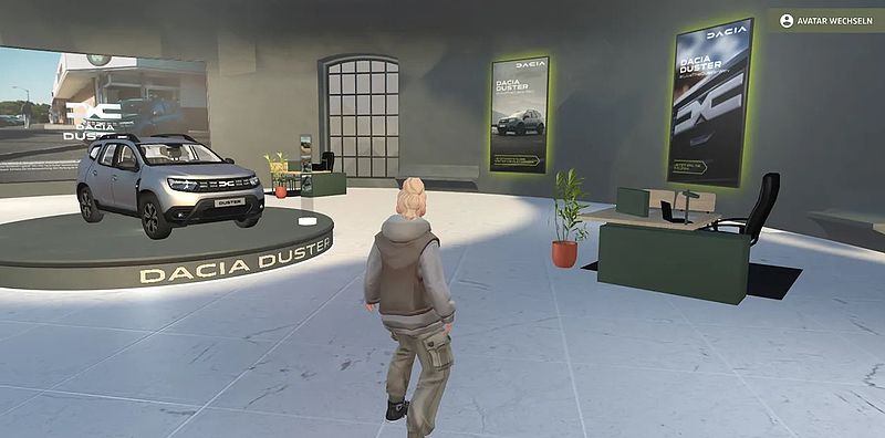 Dacia-Premiere im Metaverse: Entdecke den Duster in der virtuellen Realität