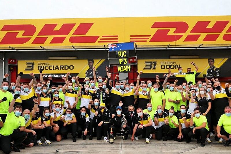 F1 in Imola: Renault wieder auf dem Podest